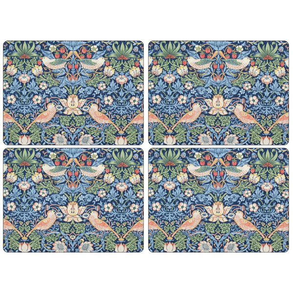 Pimpernel Morris and Co. Strawberry Thief 16" Cork Placemat & Reviews